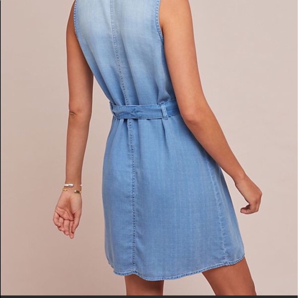 Cloth & Stone Sleeveless Denim Mini Dress NWOT